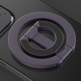 Double Sided Magnetic Folding iPhone Ring Holder-Exoticase-Purple-Exoticase