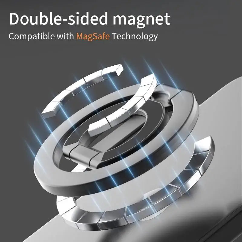 Double Sided Magnetic Folding iPhone Ring Holder-Exoticase-Exoticase