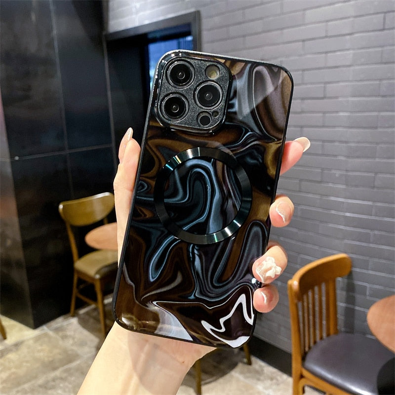 Dreamlike Floraland Apple iPhone Case With MagSafe Ring-Exoticase-For iPhone 14 Pro Max-8-