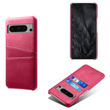 Dual Card Slots Google Pixel Wallet Case-Exoticase-For Pixel 8 Pro-Rose-Exoticase