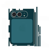 Dual Color iPhone Duo Skin Wrap-Exoticase-Dual Blue Green-iPhone Duo-Exoticase