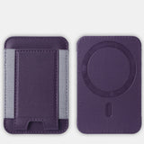 Dual Color iPhone Samsung Pixel OnePlus MagSafe Wallet-Exoticase-Dark Purple-Exoticase
