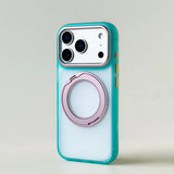 DualContrast MagSafe Large Ring iPhone Case-Exoticase-Green Pink-iPhone 17 Pro Max-Exoticase