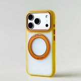 DualContrast MagSafe Large Ring iPhone Case-Exoticase-Yellow Orange-iPhone 17 Pro Max-Exoticase