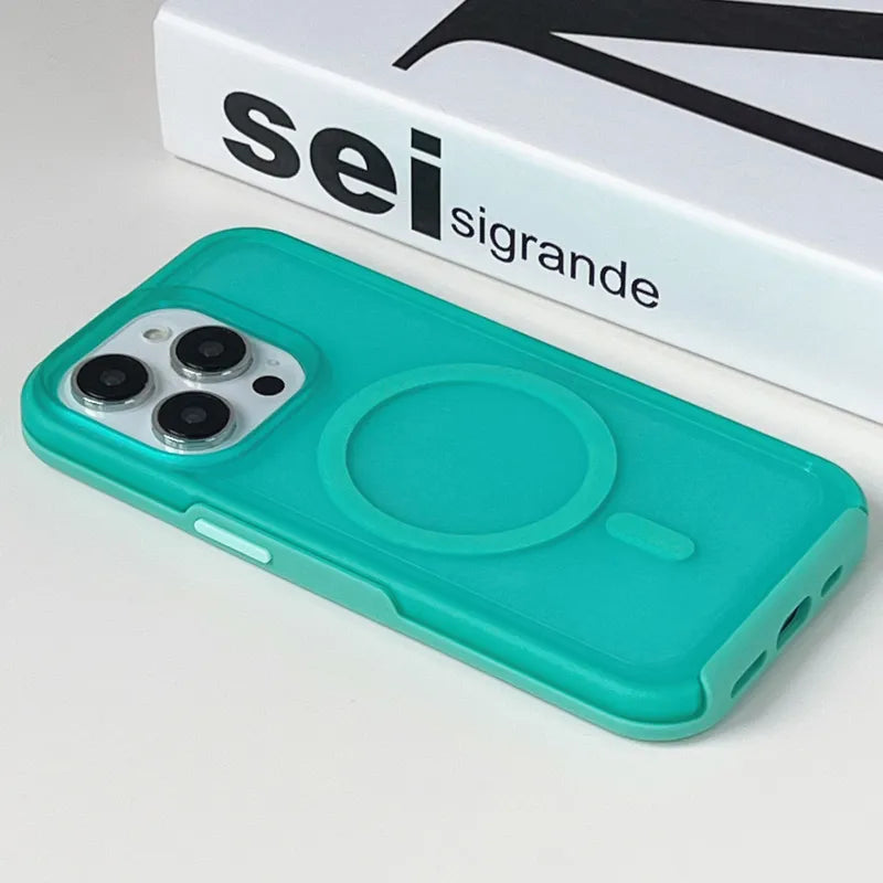 Duality Prism Apple iPhone Case-Exoticase-For iPhone 15 Pro Max-Teal-