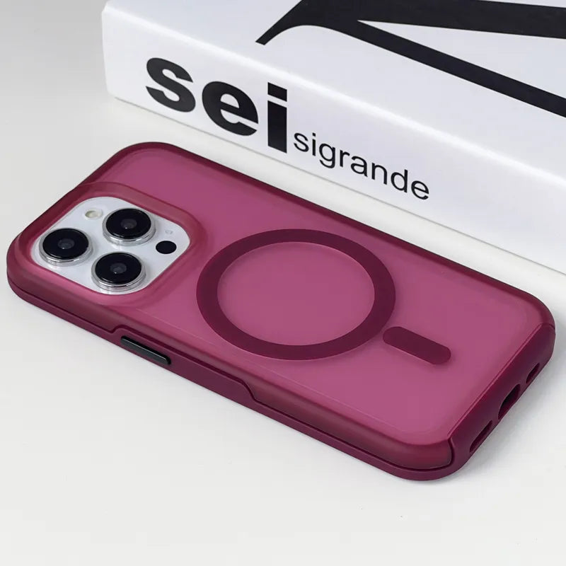 Duality Prism Apple iPhone Case-Exoticase-For iPhone 15 Pro Max-Claret-