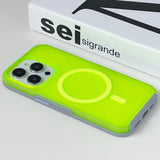 Duality Prism Apple iPhone Case-Exoticase-For iPhone 15 Pro Max-Fluorescent green-