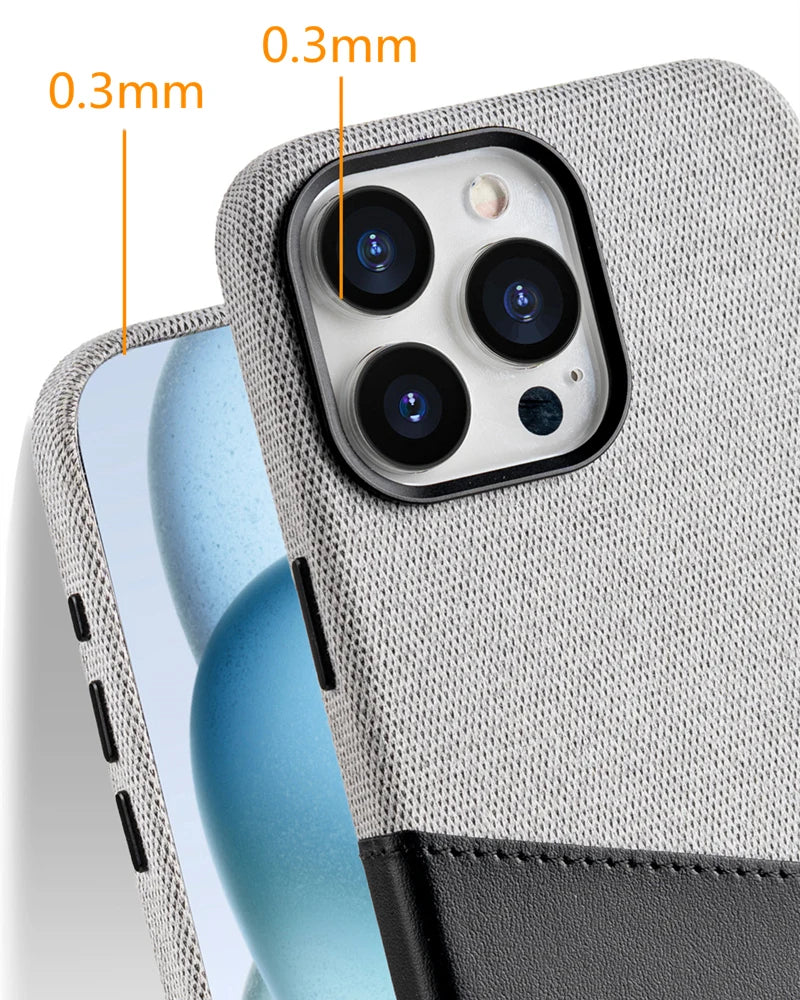 Duplex Jeansy Card Holder iPhone Case-Exoticase-Exoticase