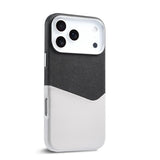 Duplex Jeansy Card Holder iPhone Case-Exoticase-For iPhone 18 Pro Max-Black Gray-Exoticase