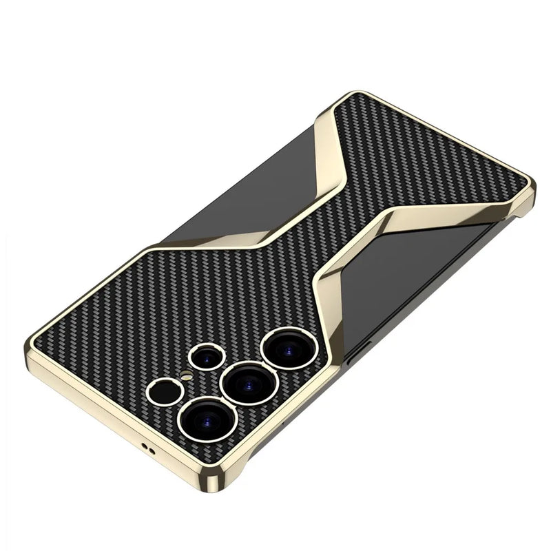 Electroplate Leather Crocodile Tempered Samsung Case-Exoticase-Exoticase