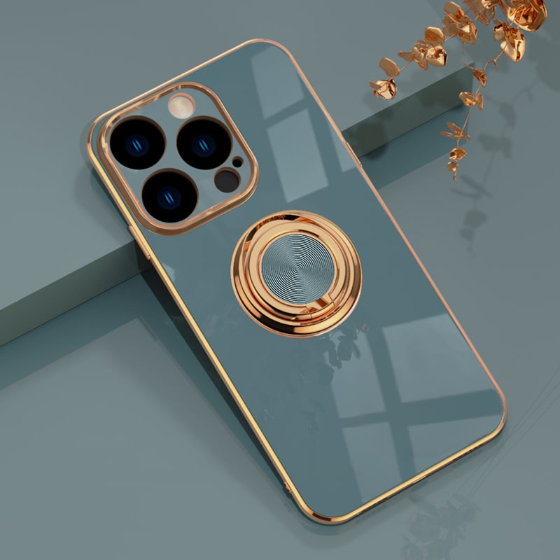 iPhoneアクセサリー iPhone12Pro Amazon.com: ZXDK Silver View Case & Lens Protector for