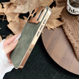 Electroplated Suede or Glitter iPhone Case-Exoticase-Exoticase