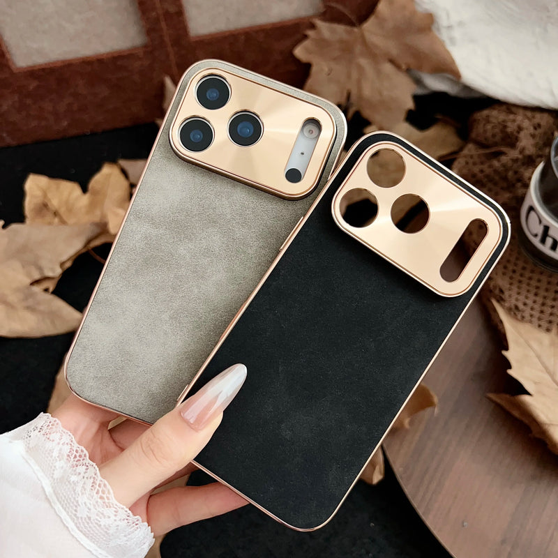 Electroplated Suede or Glitter iPhone Case-Exoticase-Exoticase