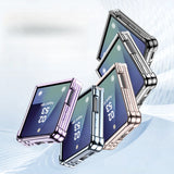 Electroplated Transparent Samsung Z Flip Case-Exoticase-Exoticase