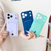 Embedded Wallet Silicone iPhone Case with Push Slider-Exoticase-Exoticase