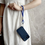 Embedded Wallet Soft Silicone iPhone Case with Strap-Exoticase-Exoticase