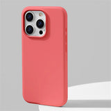 Exoticase Apple iPhone 15 Series Silicone Case with MagSafe-Exoticase-For iPhone 15 Pro Max-Raspberry Blush-