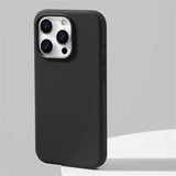 Exoticase Apple iPhone 15 Series Silicone Case with MagSafe-Exoticase-For iPhone 15 Pro Max-Black-
