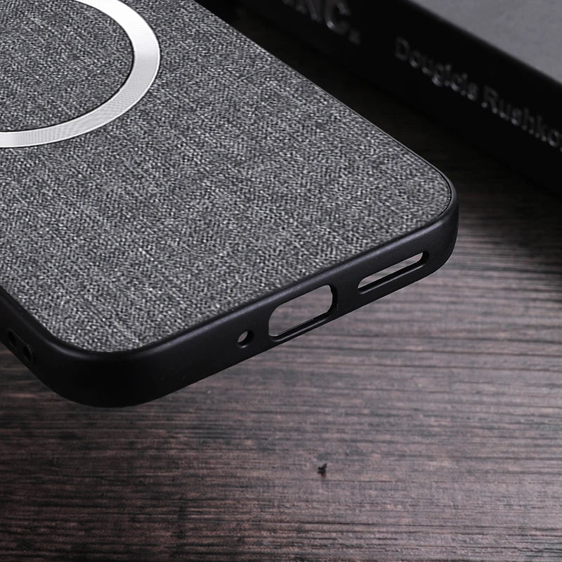 Fabric Pattern Magnetic Ring Pixel Case-Exoticase-Exoticase