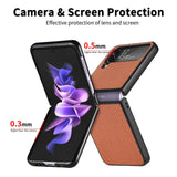 Faux Carbon Fiber Samsung Z Flip Case-Exoticase-Exoticase