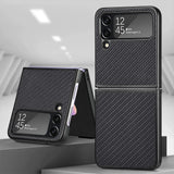 Faux Carbon Fiber Samsung Z Flip Case-Exoticase-Exoticase