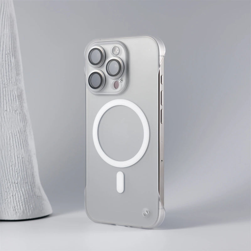 Featherlight Ultra Slim Frosted iPhone Case-Exoticase-For iPhone 16 Pro Max-White-Exoticase