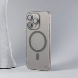 Featherlight Ultra Slim Frosted iPhone Case-Exoticase-For iPhone 16 Pro Max-Gray-Exoticase