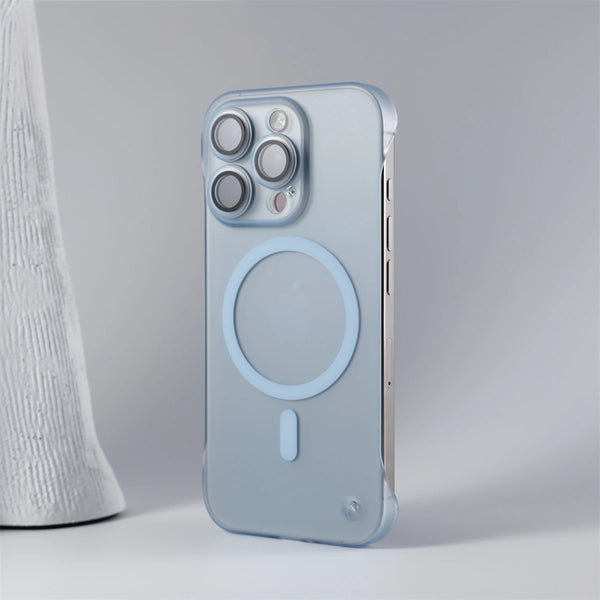 Featherlight Ultra Slim Frosted iPhone Case-Exoticase-For iPhone 16 Pro Max-Blue-Exoticase