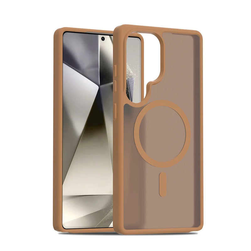 Featured Shockproof Samsung S25 Edge Cases-Exoticase-Coffee-S25 Edge-Exoticase