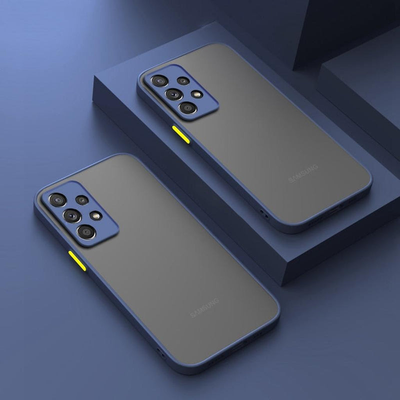 Featured Shockproof Samsung S25 Edge Cases-Exoticase-Blue Matte-S25 Edge-Exoticase