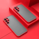 Featured Shockproof Samsung S25 Edge Cases-Exoticase-Red Matte-S25 Edge-Exoticase