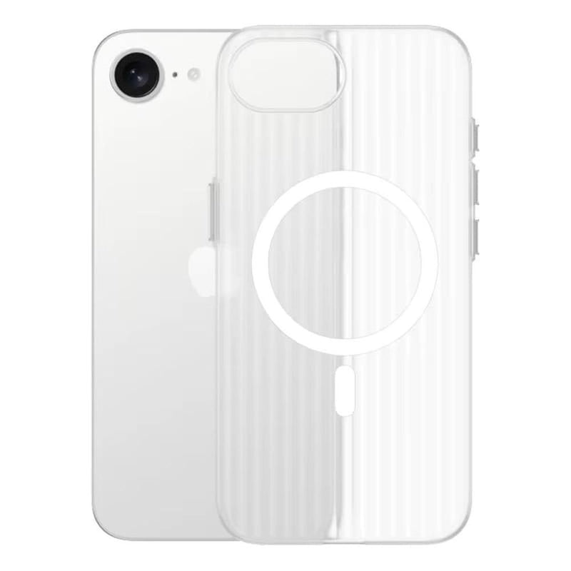 Featured Shockproof iPhone 16E Cases-Exoticase-Ridge White-iPhone 16E-Exoticase