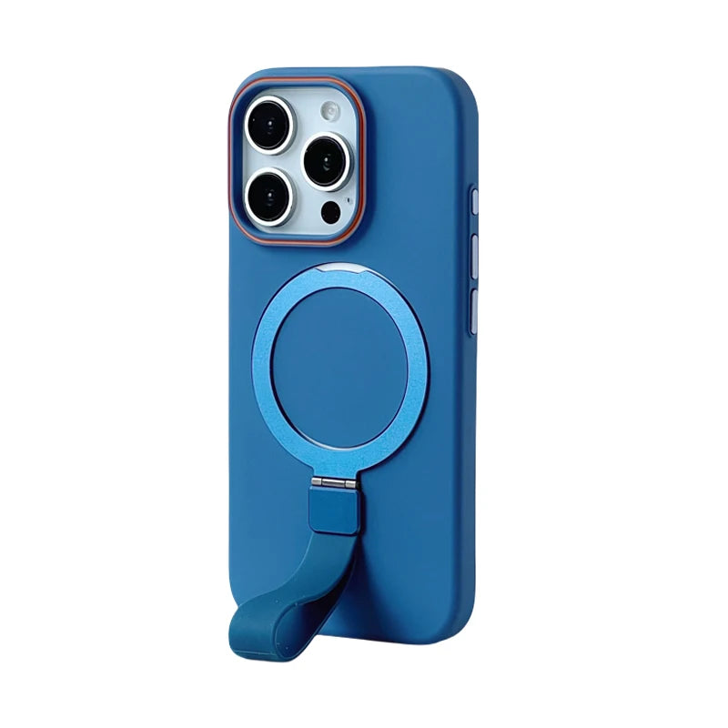 Finger Loop Large Ring iPhone Case-Exoticase-For iPhone 16 Pro Max-Blue-Exoticase
