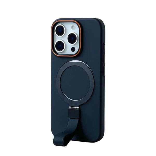 Finger Loop Large Ring iPhone Case-Exoticase-For iPhone 16 Pro Max-Black-Exoticase