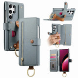 Finger Loop Samsung PU Leather Wallet Flip Case-Exoticase-Exoticase