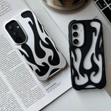 Flames Hollow Samsung Case-Exoticase-Exoticase