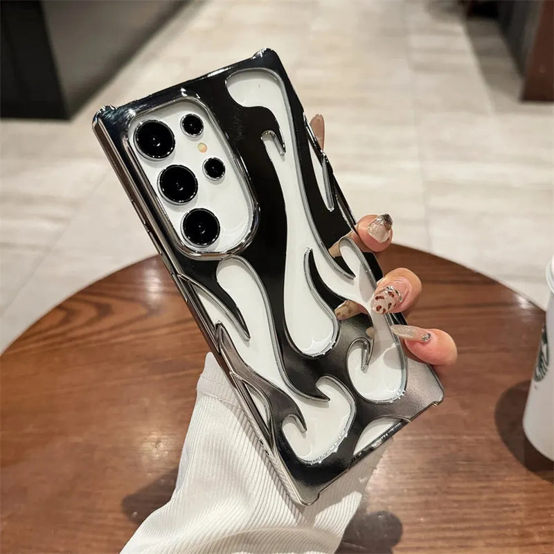 Flames Hollow Samsung Case-Exoticase-Exoticase