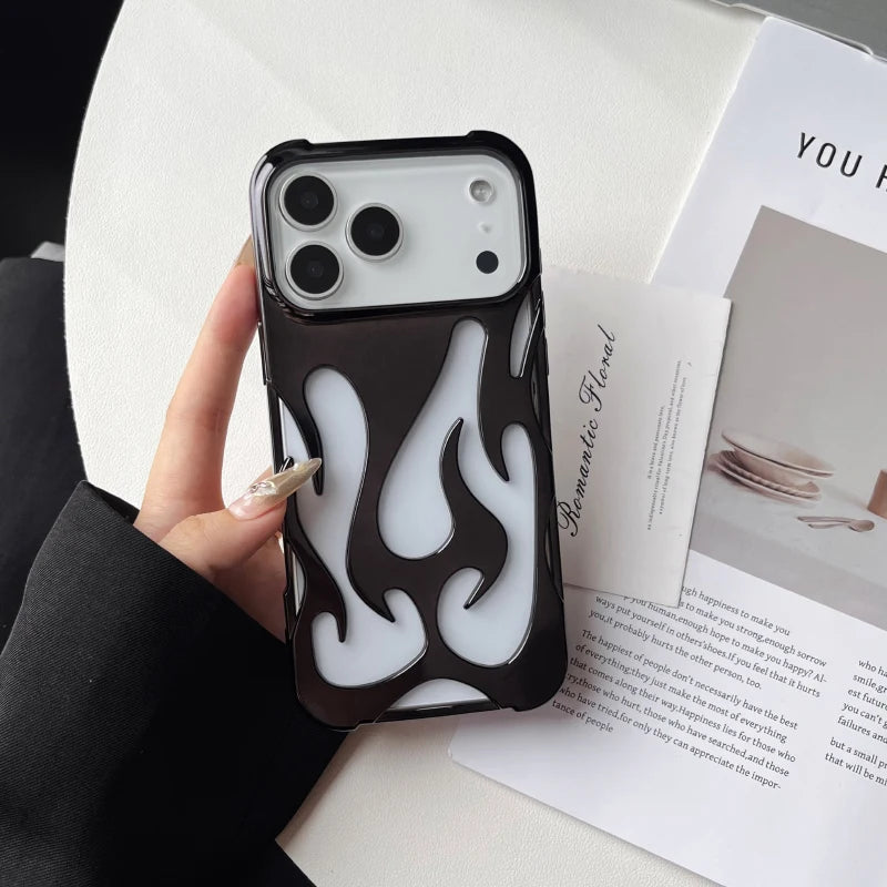 Flames Hollow iPhone Case-Exoticase-Exoticase
