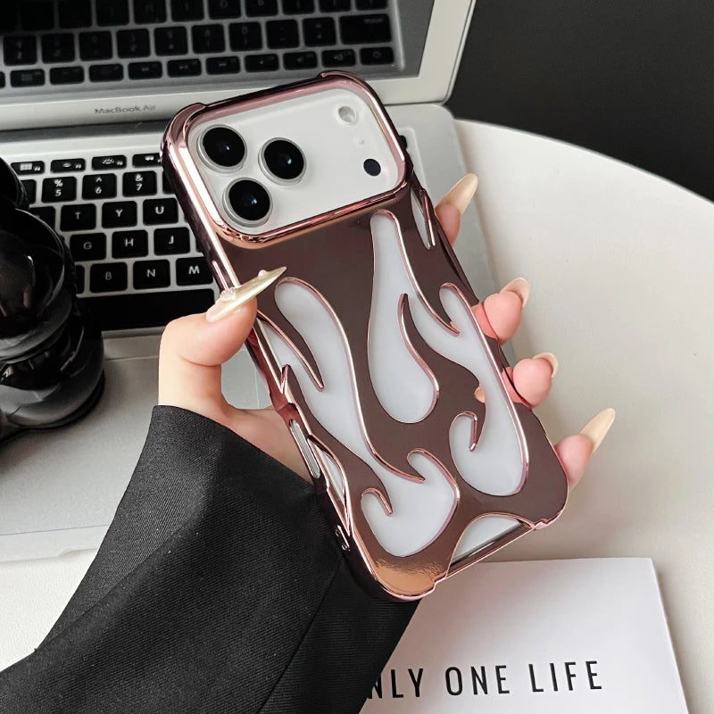 Flames Hollow iPhone Case-Exoticase-Exoticase