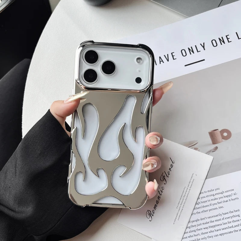 Flames Hollow iPhone Case-Exoticase-Exoticase