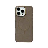 Flannel Nano Fiber iPhone MagSafe Case-Exoticase-For iPhone 16 Pro Max-Coffee-Exoticase