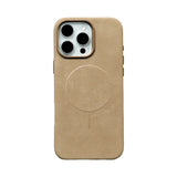 Flannel Nano Fiber iPhone MagSafe Case-Exoticase-For iPhone 16 Pro Max-Khaki-Exoticase