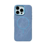 Flannel Nano Fiber iPhone MagSafe Case-Exoticase-For iPhone 16 Pro Max-Sky Blue-Exoticase