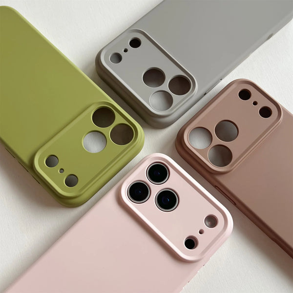 Flat Liquid Premium Soft Silicone iPhone Case-Exoticase-Exoticase