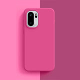 Flat Liquid Silicone OnePlus Case-Exoticase-For OnePlus 15R-Bright Pink-Exoticase