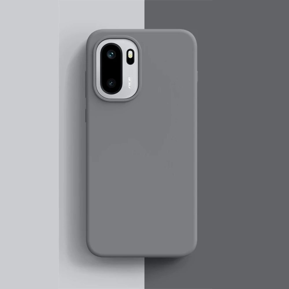 Flat Liquid Silicone OnePlus Case, For OnePlus 13 / Gray