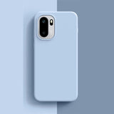 Flat Liquid Silicone OnePlus Case-Exoticase-For OnePlus 15R-Light Blue-Exoticase