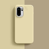 Flat Liquid Silicone OnePlus Case-Exoticase-For OnePlus 15R-Light Yellow-Exoticase