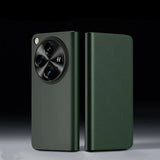 Flip Leather Shockproof Cover For OnePlus Open-Exoticase-For OnePlus Open-Green-
