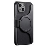 Flip n Go Detachable Apple iPhone Wallet Case-Exoticase-For iPhone 17 Pro Max-Black-Exoticase